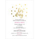 White Her Day Confetti Dot Invitations Image 6 of 6